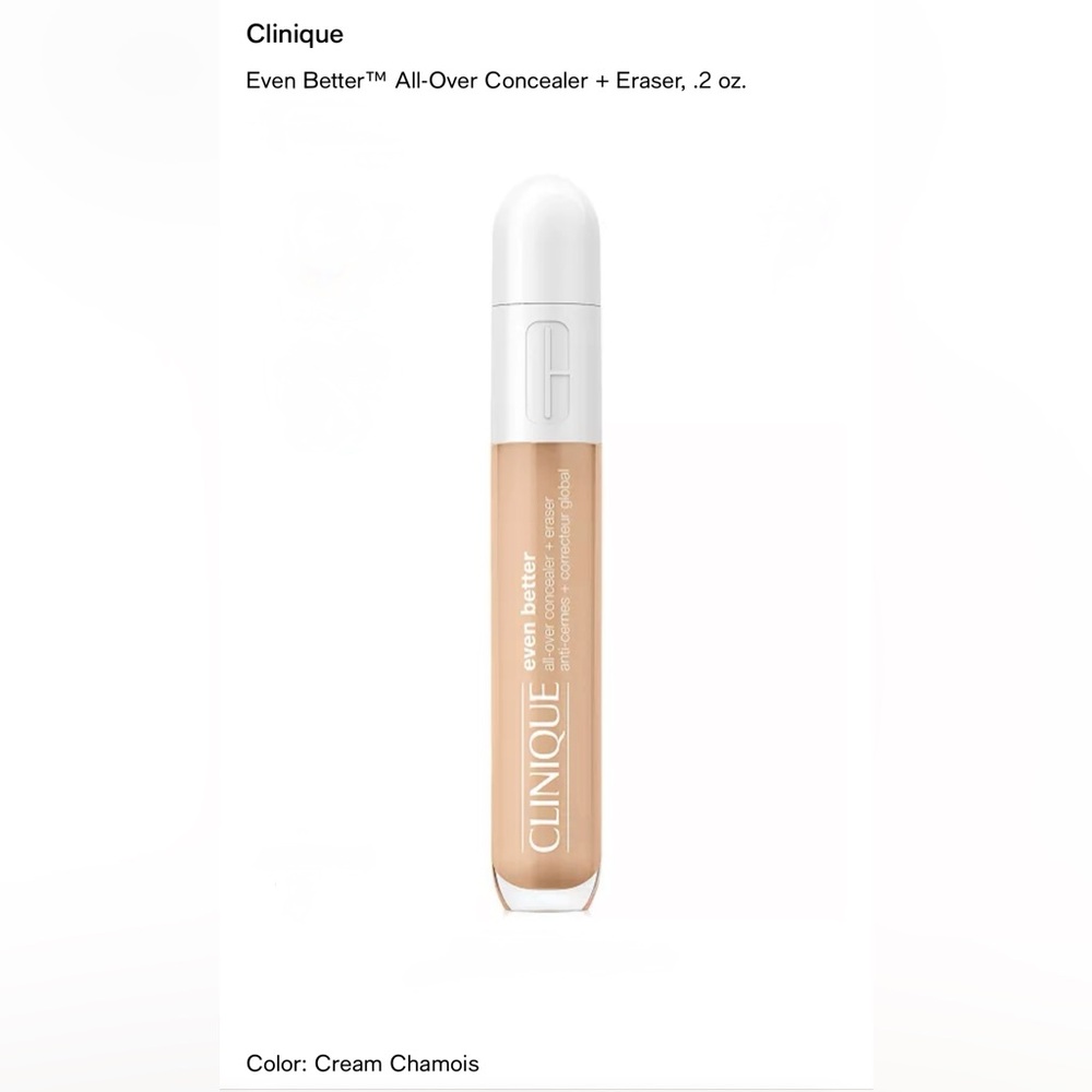 Clinique Even Better Concealer + Eraser - Cream Chamois (Women Makeup) Brand New
